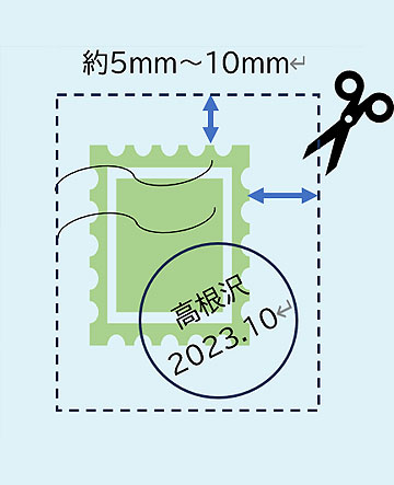 ●切手の切り方